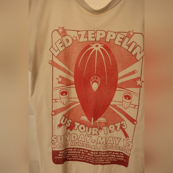Abercrombie & Fitch Led Zeppelin Graphic Tee - White - Picture 5 of 6